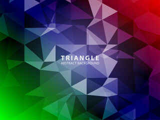 Fototapeta premium Vector of modern abstract triangular background - Vector