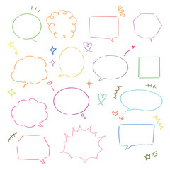 シンプルな吹き出し06