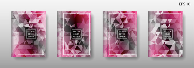 Abstract vector triangle background for use in design in eps 10 Applicable for design cover, presentation, invitation, flyer, annual report, poster and business card, desing packaging - Vector