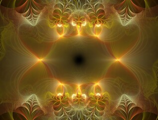 Imaginatory fractal background generated Image