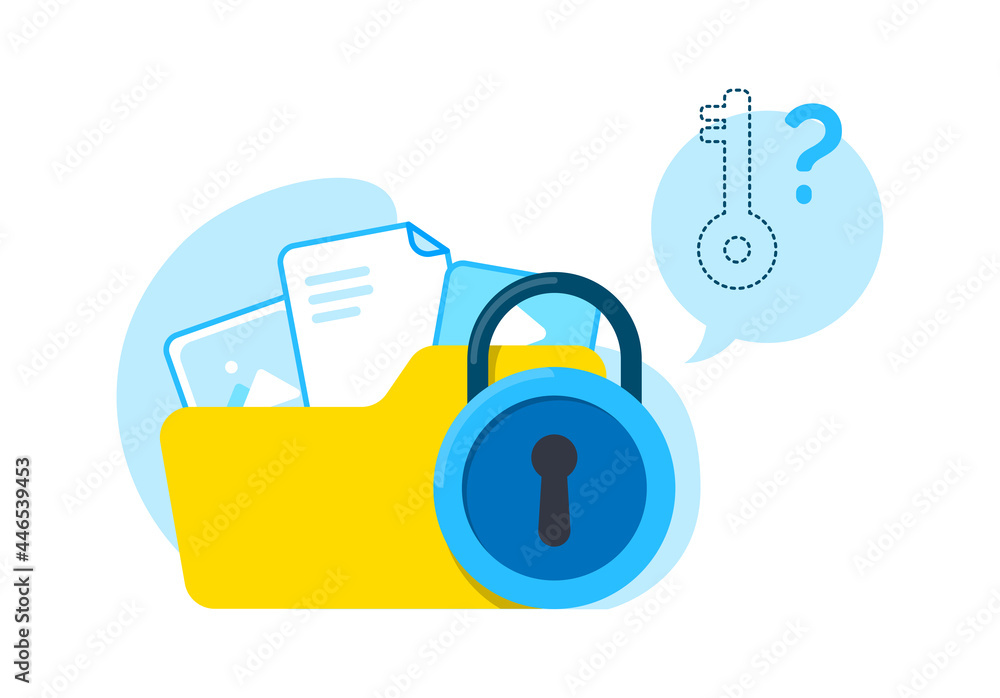 Poster storage access permission in app concept illustration flat design vector eps10. modern graphic eleme