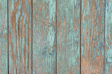 Old blue wooden table with grunge, abstract texture background.