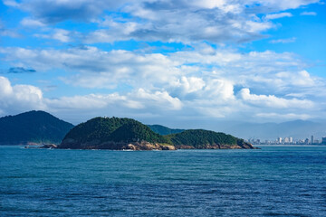 Approaches to Santos, Brazil from sea - 446540096