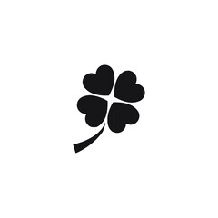 Fototapeta na wymiar four leaf clover icon