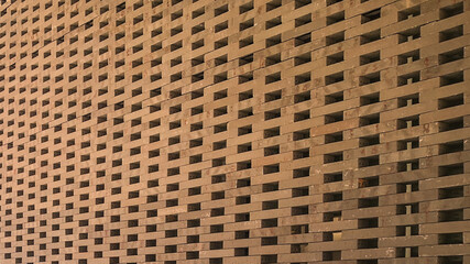 Yellow wall tile background texture