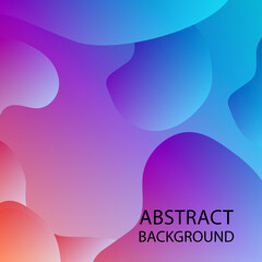 Dynamic texture background with fluid shapes modern concept - Vector