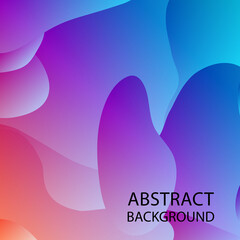 Dynamic texture background with fluid shapes modern concept - Vector