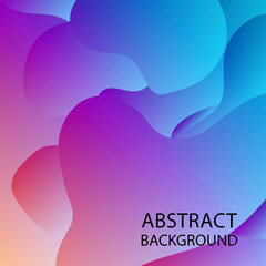 Dynamic texture background with fluid shapes modern concept - Vector