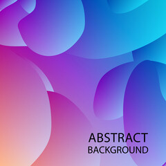 Dynamic texture background with fluid shapes modern concept - Vector