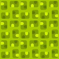 Rounded abstract seamless pattern - accent for any surfaces.