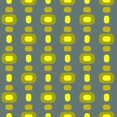 Rounded abstract seamless pattern - accent for any surfaces.