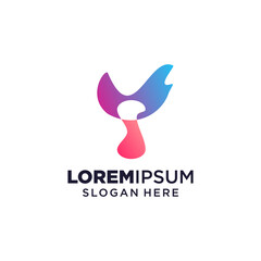 Letter Y logo vector illustration, Design inspiration. Colorful icons