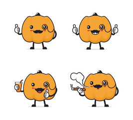 pumpkin cartoon character