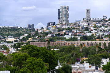 Obraz premium Querétaro - View from Mirador de los Arcos