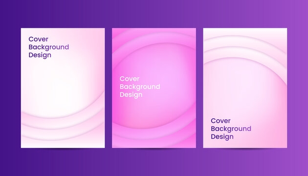 Abstract geometric cover background gradient pink design templates.