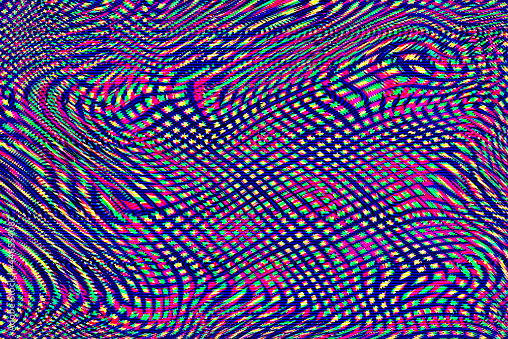 Poster glitch universe background. old tv screen error. digital pixel noise abstract design. photo glitch. 