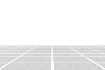 Fototapeta premium White granite floor and white wall pattern and background seamless