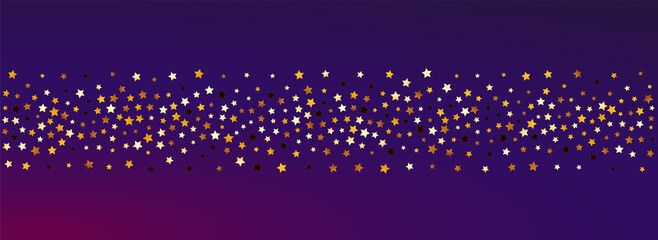 Fototapeta na wymiar Shiny Universe Vector Panoramic Purple