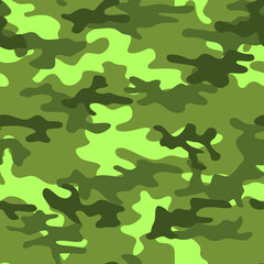 Camouflage print. Military pattern. Clothes for hunting and fishing. Vector.
