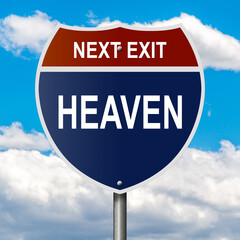 Rendering of a yellow highway sign