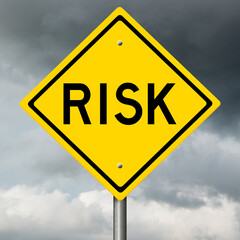 Rendering of a yellow highway sign