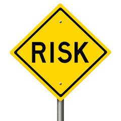 Rendering of a yellow highway sign