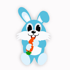 easter bunny with egg