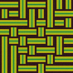 Abstract Geometric Pattern generative computational art illustration