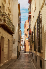Fototapeta na wymiar 스페인 세비아 거리 풍경