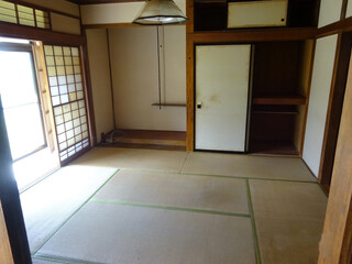 japanese old tatami house