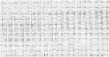 Vector modern optical texture of pop art. Abstract halftone wave dotted background. Futuristic twisted grunge pattern, dots, circles