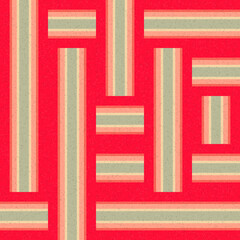 Abstract Geometric Pattern generative computational art illustration