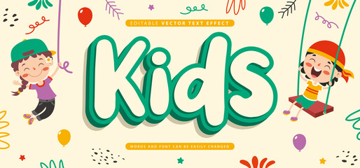 Fully Editable Text Effect Style