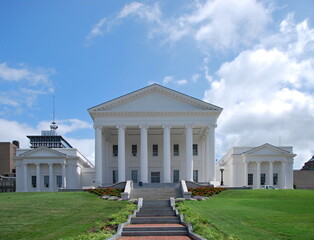 Obraz premium State Capitol in Richmond, Die Hauptstadt von Virginia