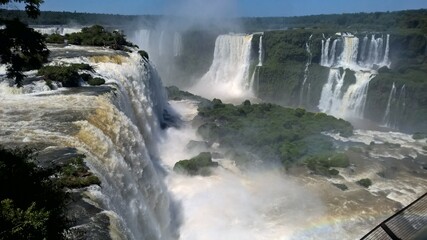 Fototapeta na wymiar iguazu falls Foz do Iguaçu Paraná Brazil