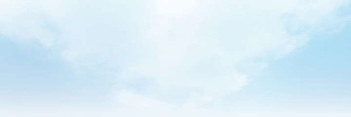 Blue sky with white cloud. The summer heaven is colorful clearing day Good weather and beautiful nature in the morning.