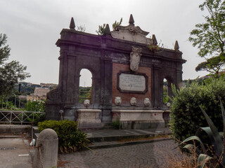 The Duchess fountain Elena Duchessa d'Aosta in Naples