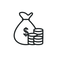 financial simple icon