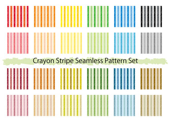クレヨン ストライプ スウォッチ パターン セット03