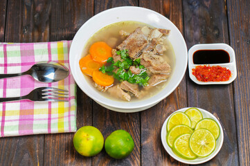 Sop Kambing or Soup Goat is a dish made from young goat meat which is a traditional dish from Indonesia