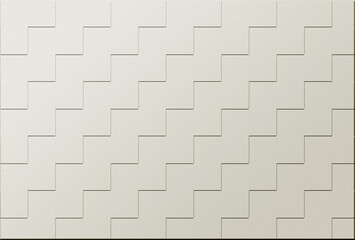 ホワイトの立体的なギザギザ模様の背景イラスト