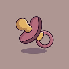 Baby milk bottles with nipples and pacifiers