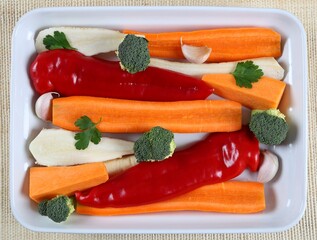 Vegetables.