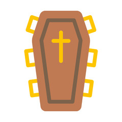 Obraz premium coffin flat icon