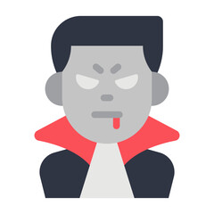 vampire flat icon