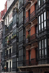 Flat building in Bilbao, Spain