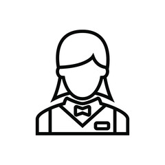 Waitress icon