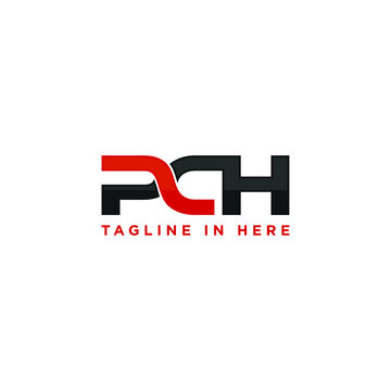 Letter PCH Logo Design. Vector Illustration.