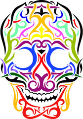 Fototapeta premium skull in the shape of a skull