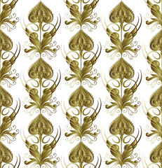 seamless damask pattern